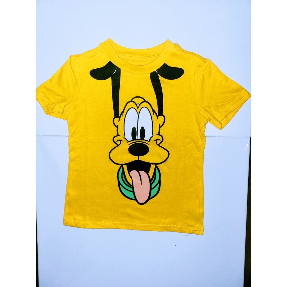 Disney Pluto Kids 4T Children New 100% cotton yellow Brand new T-Shirt apparel